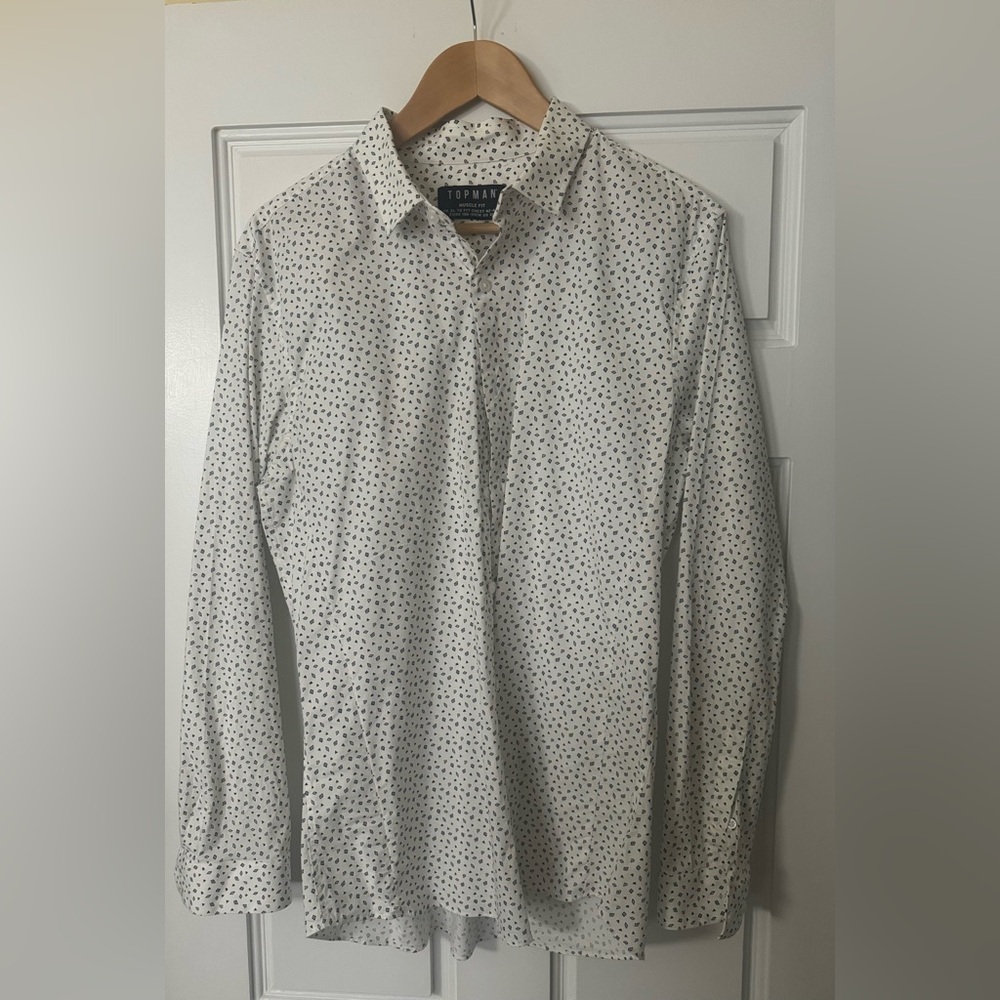 Top man stretch shirt in X-Large .. fitted